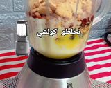 صورة لخطوة 1 من وصفة كيكة هنريس بدون دقيق مزينة بدانون كراميل