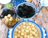 Hình bước làm 4 của món Chè hạt sen sương sáo đen