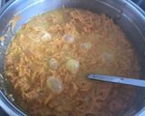 A picture of step 2 of Vegan Carrot Halwa.