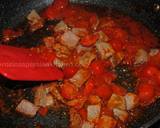 Eggs in tomato and beef#familyfriendly recipe step 3 photo