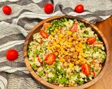 A picture of step 4 of Couscous and Strawberry Tabbouleh.