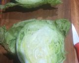 Foto del paso 5 de la receta: Coreano relleno "gratinado" con lechuga repollada "gratinada"