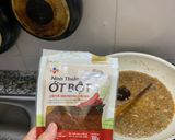 Hình bước làm 3 của món Ruột heo chay lụi sả