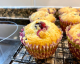 Foto del paso 7 de la receta: Muffins de requesón y arándanos