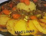 صورة لخطوة 3 من وصفة لحم ضأن مع الخضار ولا اروع🥘🍖🥩🍖🥘