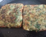 A picture of step 4 of Spinach toast.