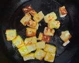 A picture of step 2 of Chili Paneer.