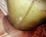 A picture of step 2 of Cucumber juice.