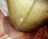 A picture of step 2 of Cucumber juice.