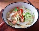 Hình bước làm 4 của món Mì Trai Bắp Cải