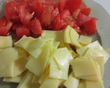 Foto del paso 1 de la receta: Omelette súper esponjoso con queso y tomate