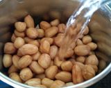 A picture of step 1 of Peanut milk sweet curd.