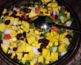 A picture of step 5 of Black Bean and Mango Salad.