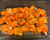 Foto del paso 1 de la receta: Calabaza al horno con albondiguillas