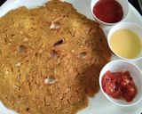 A picture of step 4 of Mix flour Thalipith.
