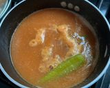 A picture of step 3 of Chilaquiles with Red Sauce.