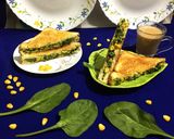 A picture of step 13 of Spinach Sweet Corn Sandwich.