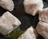 A picture of step 1 of Giouvetsi.
