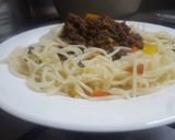 A picture of step 7 of Spaghetti with life.