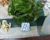 A picture of step 1 of Basil pesto macaroni.