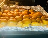 A picture of step 1 of Potato salad with lemon zest and herbs.