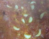 A picture of step 3 of Chana Garlic Sabzi.