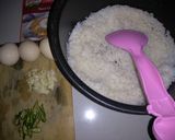 Foto langkah ke 1 dari resep Nasi Goreng Telur ayam Kampung & topping tumisan.