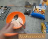 Foto langkah ke 4 dari resep Cookies Ekonomis (Kue Kering 5 Bahan).
