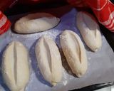Foto langkah ke 6 dari resep Mini Somun Bread (Turkish Baguette) tanpa Mixer.