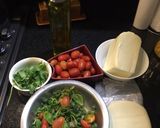 Foto del paso 3 de la receta: Paquetitos de caprese de vegetales y choclo cremoso y jamón Una delicia‼️