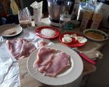 Une image de l'étape 1 de Cordon bleu dinde mozza.
