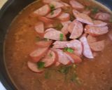 A picture of step 6 of Jambalaya.
