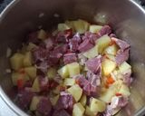 Foto del paso 5 de la receta: Guiso de arroz con arveja, carne y papa