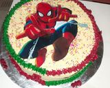 A picture of step 11 of Plain sponge cake and decoration.
