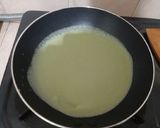 Foto langkah ke 2 dari resep Crepe Matcha Cake.