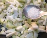 A picture of step 3 of Lauki ki sabzi.