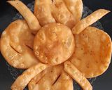 A picture of step 6 of Diwali Snacks- Punjabi Maththi and Nimki.