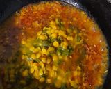 A picture of step 6 of Dal Palak.