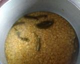 A picture of step 1 of Chana Dal.