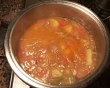Foto del paso 10 de la receta Patatas con ajos y pescado con pimientos picantes
