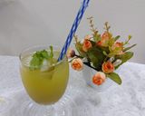A picture of step 5 of Raw mango mint sharbat.