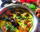 A picture of step 6 of Punjabi Kadhi Pakoda.