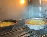 Gambar langkah 6 resipi Kuih Bakar Pandan.