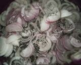 Gambar langkah 5 resipi Makaroni Goreng Daging.