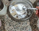 A picture of step 2 of Chocolate Pin wheel Rolls.