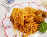 一鍋到底「紅醬肉丸義大利麵」新手也能做!的食譜步驟7照片