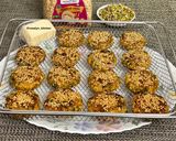 A picture of step 15 of Healthy High Protein Sprouted Green Gram Oats Paneer Tikki.
