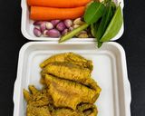 Foto langkah ke 2 dari resep Pesmol Telur Ikan Acar Kuning.