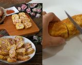 Foto langkah ke 3 dari resep Resep Bekal Anak Sekolah Bahan Dasar Telur Enak dan Mudah/ Tamago/ Telur gulung crabstick.