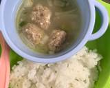 MPASI bakso sapi keju lembut 11mo+ langkah memasak 5 foto
